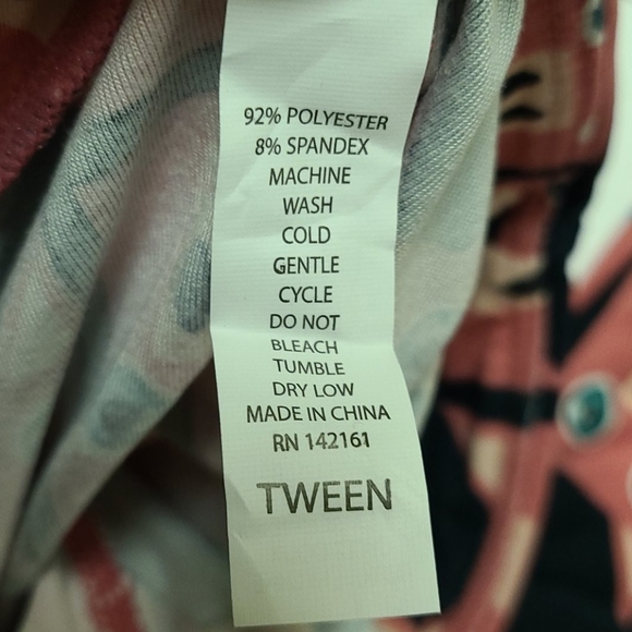 LuLaRoe Pink Pig Leggings Tween - Picture 3 of 6